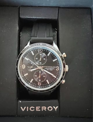 Reloj Viceroy Cronógrafo Negro acero inoxidable