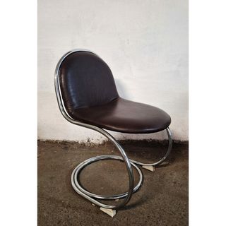 Set di 4 sedie/poltroncine design anni 70