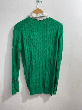 ¡¡OFERTA!! Talla L Jersey Gant Verde Cable Knit