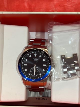 Reloj Fossil FB-01 Plata y Azul