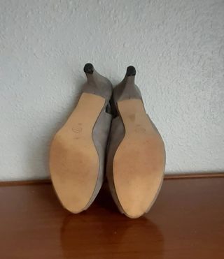 Sandalias Argenta Gris Plata Talla 38