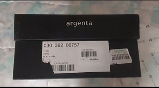 Sandalias Argenta Gris Plata Talla 38