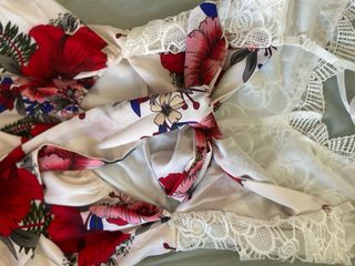 Mono floral blanco encaje nuevo
