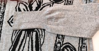 Jersey DESIGUAL mujer gris y negro