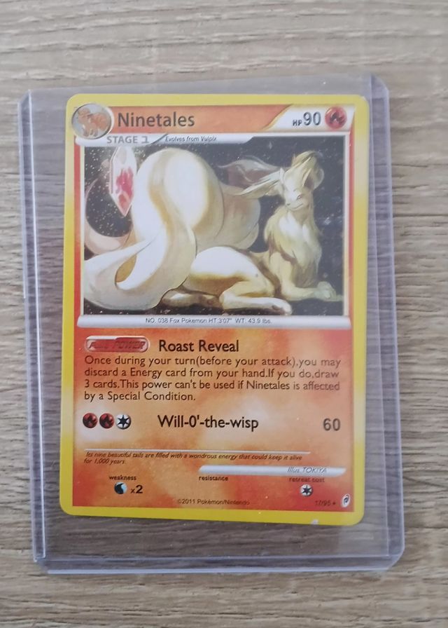 Carta Pokémon Ninetales HP 60