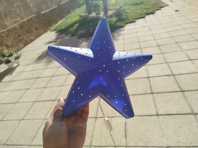 Lámpara Estrella Azul