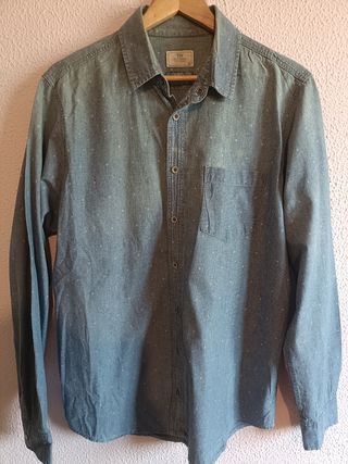 Camisa vaquera azul hombre Talla L