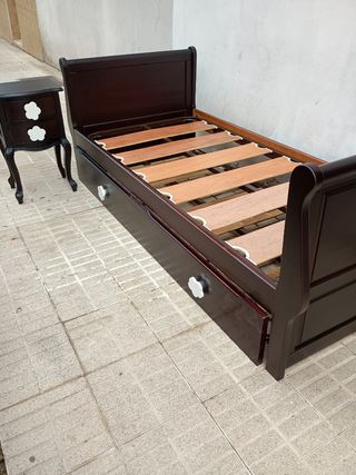 Cama nido 90x1.90 con mesita