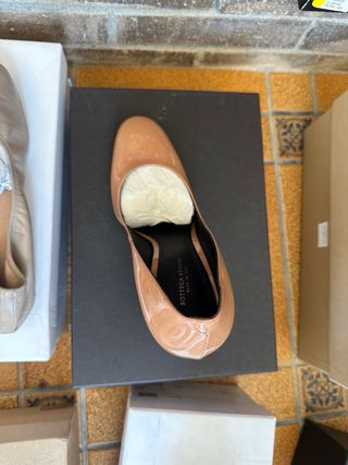 Zapatos Bottega Veneta Beige y Naranja Nuevos