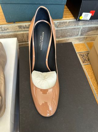 Zapatos Bottega Veneta Beige y Naranja Nuevos