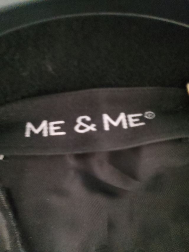 Cappotto donna nero con cintura