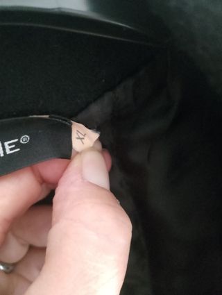 Cappotto donna nero con cintura