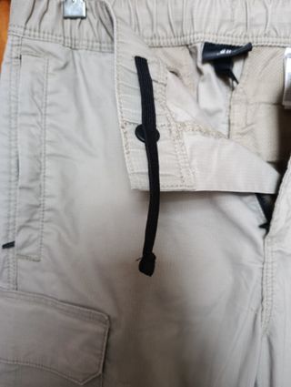 Pantalones Cargo H&M color gris Talla S