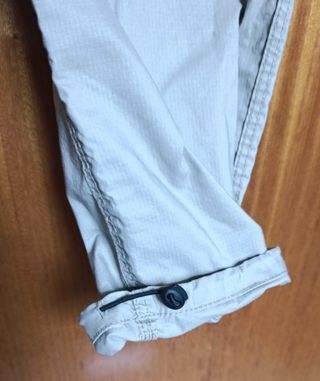 Pantalones Cargo H&M color gris Talla S