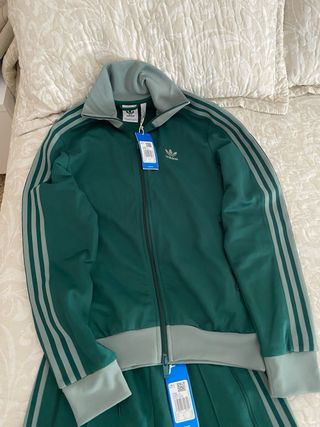 Chándal Adidas Verde y Gris