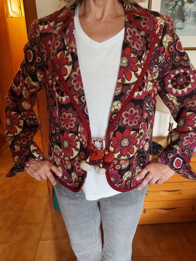 Chaqueta de invierno estampada floral