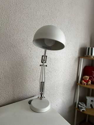 Lámpara flexo de trabajo blanco Ikea 