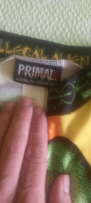 Maillot Ciclismo Alien Naranja Amarillo