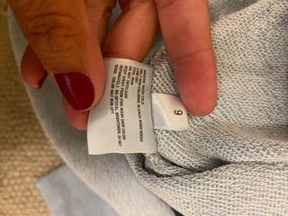 Vestido tipo sudadera Uniqlo azul Talla M