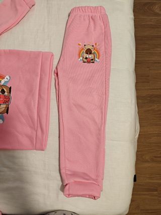 Chándal Capibara Rosa psra niñas 4-5 años