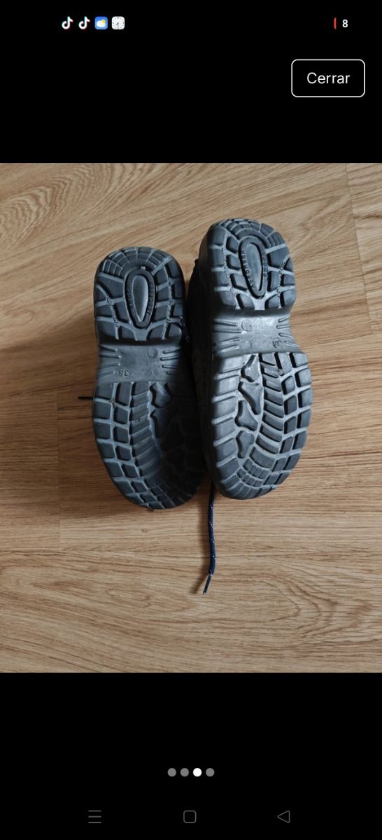 Botas de Seguridad Azul y Gris