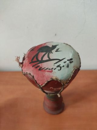 Tambor Darbouka de arcilla esmaltada