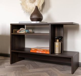 Mesa auxiliar efecto roble Ikea Holmerud