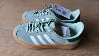 Zapatillas Adidas Gazelle Bold Verdes Talla 40.5