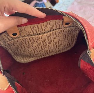 Bolso Carolina Herrera Rojo Cuero