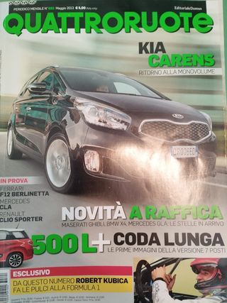 Quattroruote anno 2013.