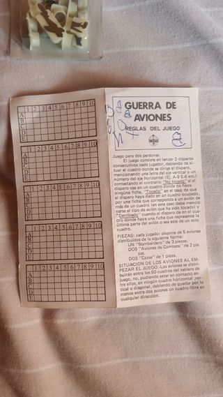 Antiguo juego portátil Guerra de Aviones