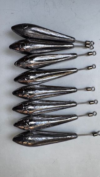 Plomos de pesca bala 120g 1€/unidad