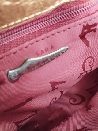 Bolso y zapato Sara Navarro dorado