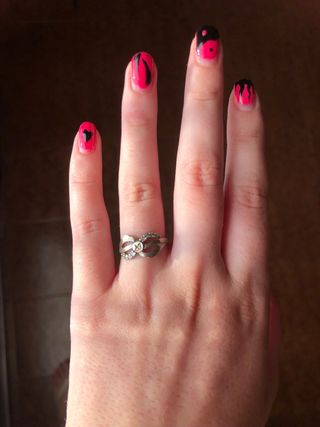 Anillo plata con brillantes