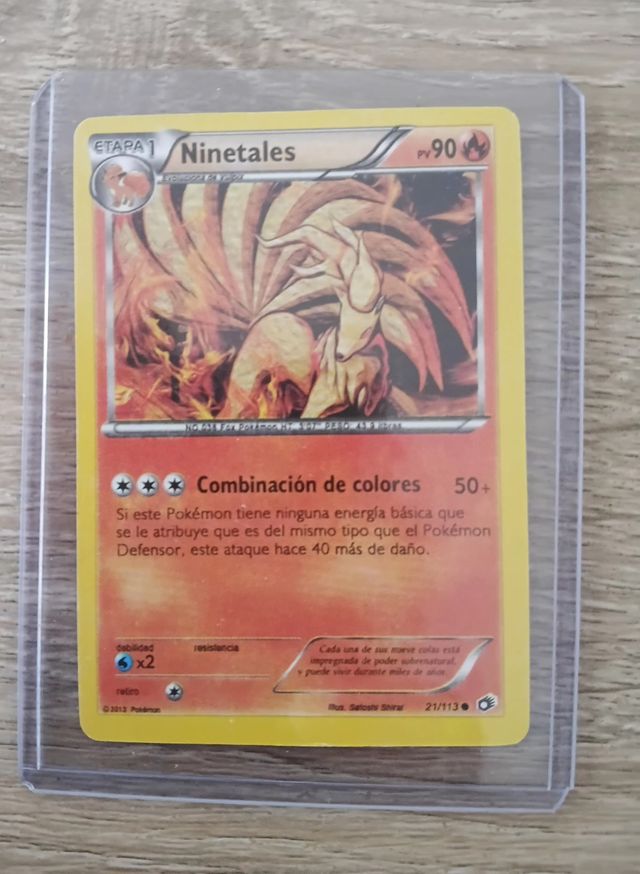 Carta Pokémon Ninetales Etapa 1 2013