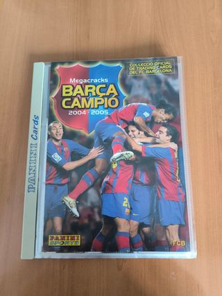 Album Megacracks Barça Campió 2004-2005 110 cromos