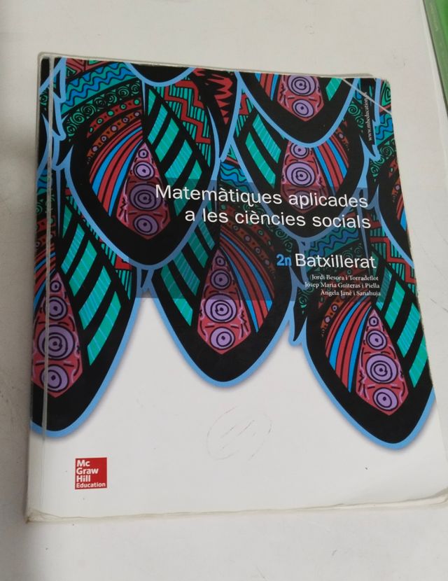 Matematiques aplicades a les ciencies socials 2bat