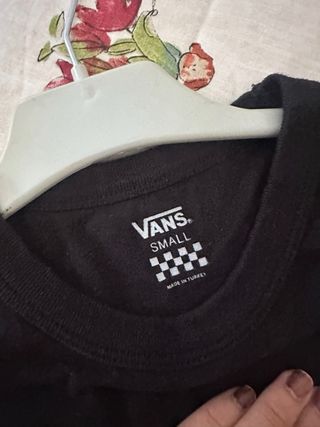 Camiseta Vans Negra Talla S