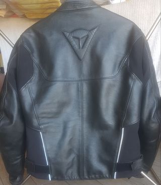 Giacca Dainese Pelle e Tessuto Tg 52
