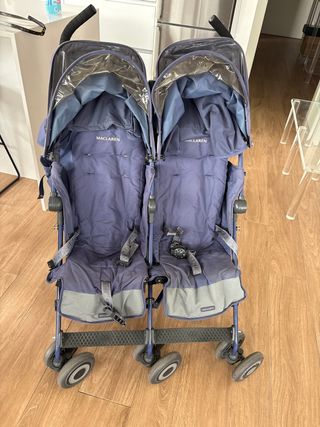 Silla paseo Gemelar Maclaren Azul