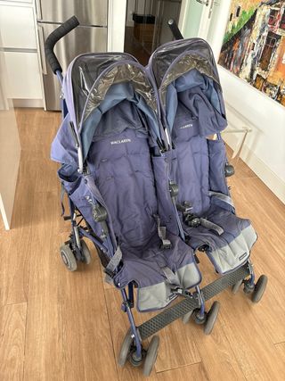 Silla paseo Gemelar Maclaren Azul