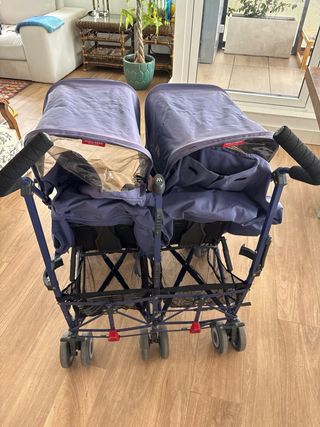 Silla paseo Gemelar Maclaren Azul