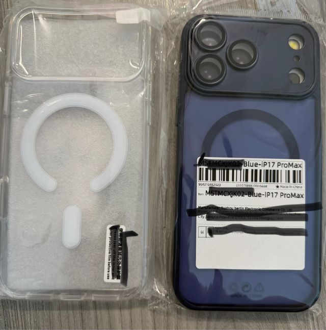 Funda iPhone 17 Pro Max Azul Magnética