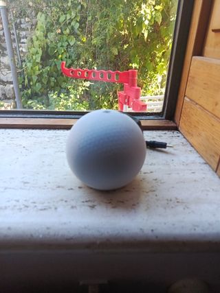 Echo Dot 4ª Gen con Orologio Bianco Ghiaccio