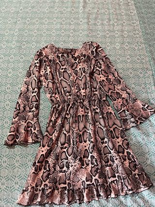 Vestito donna fantasia pitone