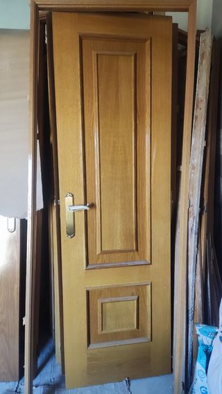Puertas macizas roble alta calidad