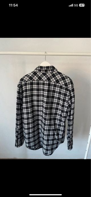 Chaqueta Zara cuadros blanco y negro