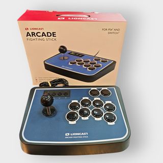 MANDO ARCADE LIONCAST FIGHTING STICK PARA PS4 Y SWITCH + CAJA