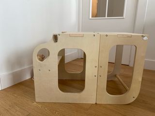 Torre de aprendizaje madera - pupitre infantil