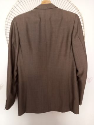 Chaqueta americana gris hombre